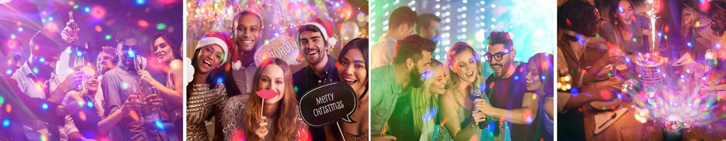 Interlook DISCO rutulys LED projektorius RGB