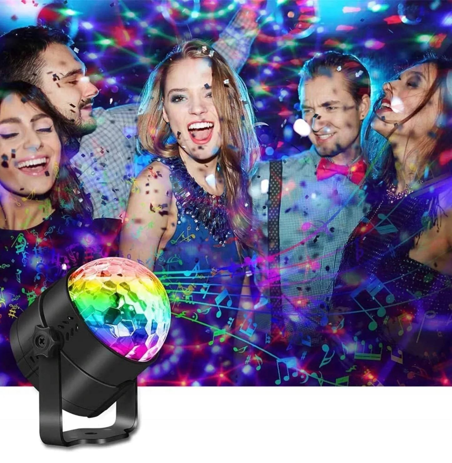 Interlook DISCO rutulys LED projektorius RGB