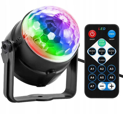 Interlook DISCO rutulys LED projektorius RGB