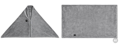 Interlook elektrinis šildomas pledas–pončas, 165 × 75 cm