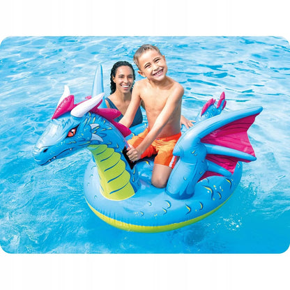 INTEX pripučiamas vaikiškas plaukimo čiužinys drakonas
