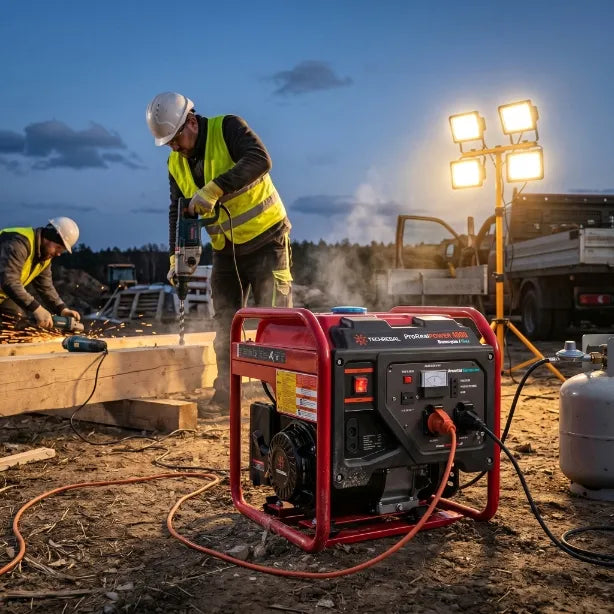 Inverterinis elektros generatorius 3,8 kW, LPG dujos, benzinas, gryna sinusoida 230 V