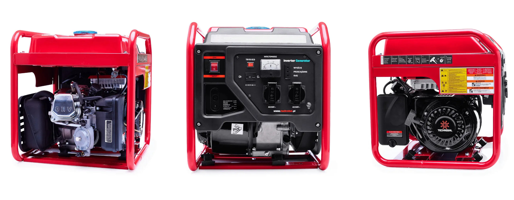 Inverterinis elektros generatorius 3,8 kW, LPG dujos, benzinas, gryna sinusoida 230 V