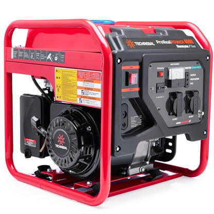 Inverterinis elektros generatorius 3,8 kW, LPG dujos, benzinas, gryna sinusoida 230 V