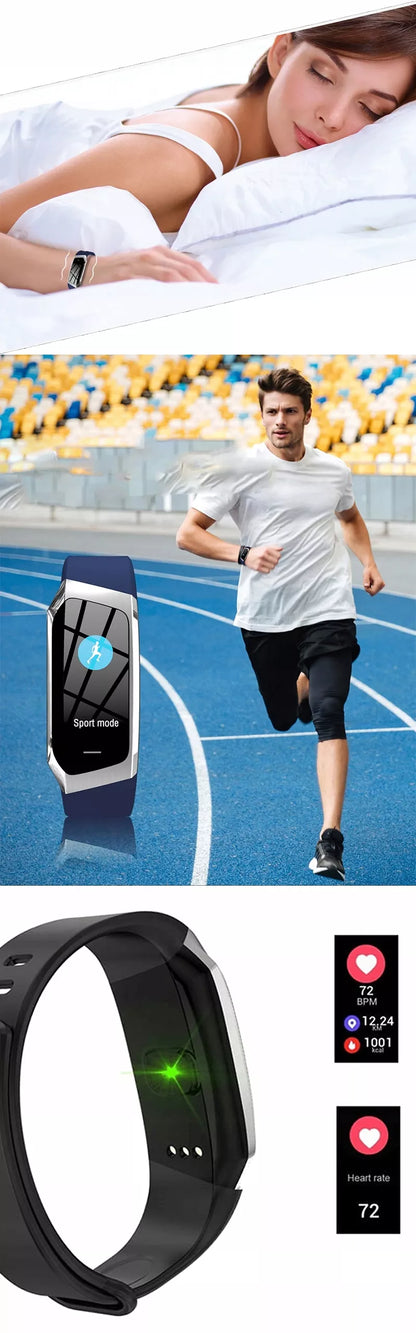Išmanioji apyrankė SMARTBAND laikrodis AMOLED SP02 atsparus vandeniui