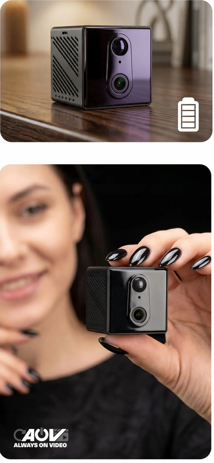 Išmanioji mini 4G IP kamera 3MPx FULL HD, juoda