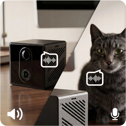 Išmanioji mini 4G IP kamera 3MPx FULL HD, juoda