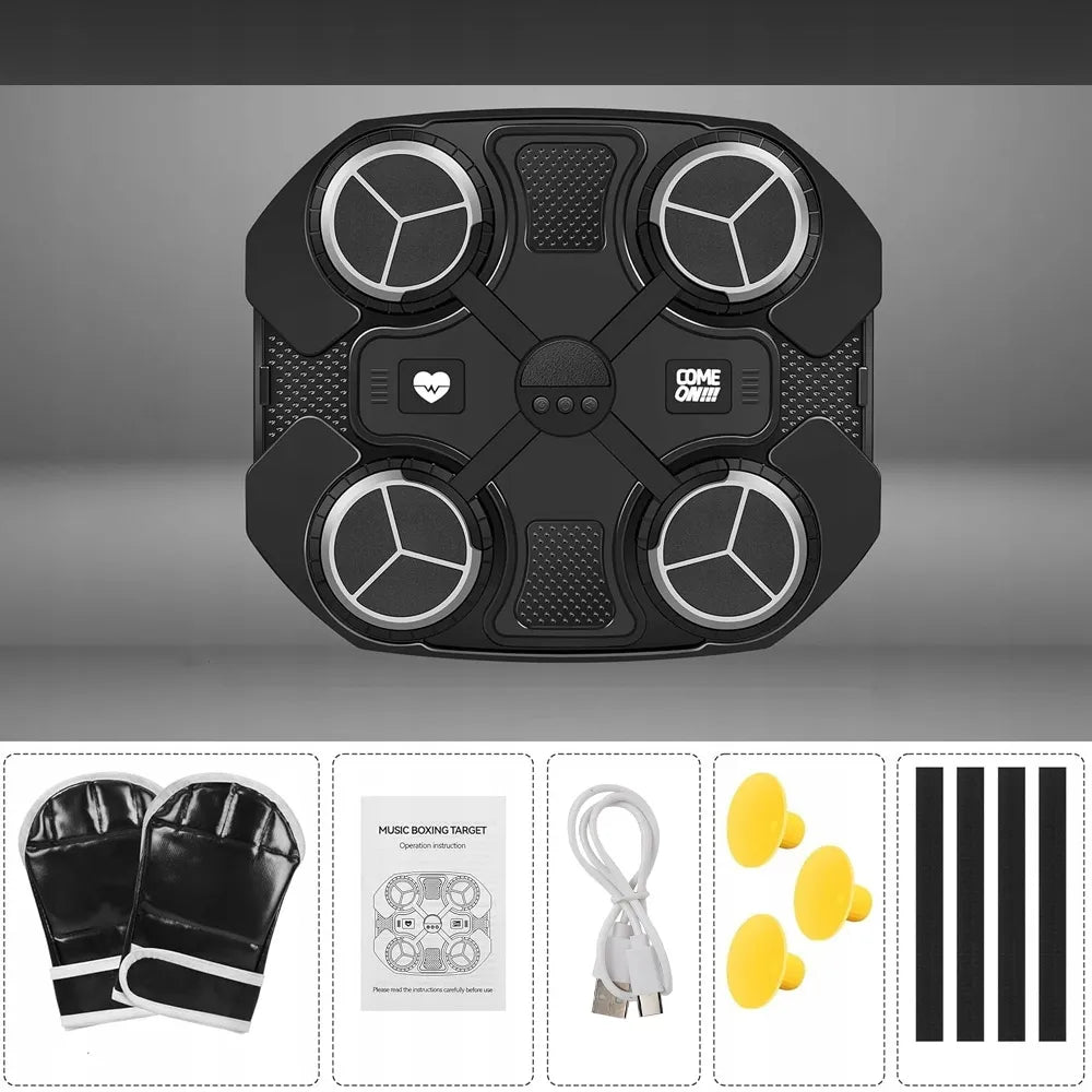 Išmanioji sieninė bokso treniruočių platforma su „Bluetooth“ ir muzika