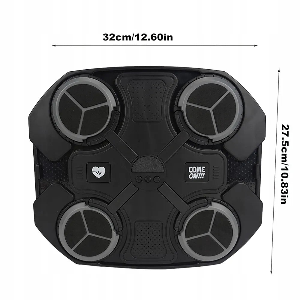 Išmanioji sieninė bokso treniruočių platforma su „Bluetooth“ ir muzika