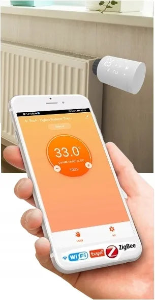 Išmanioji termostatinė galvutė TUYA ZigBee
