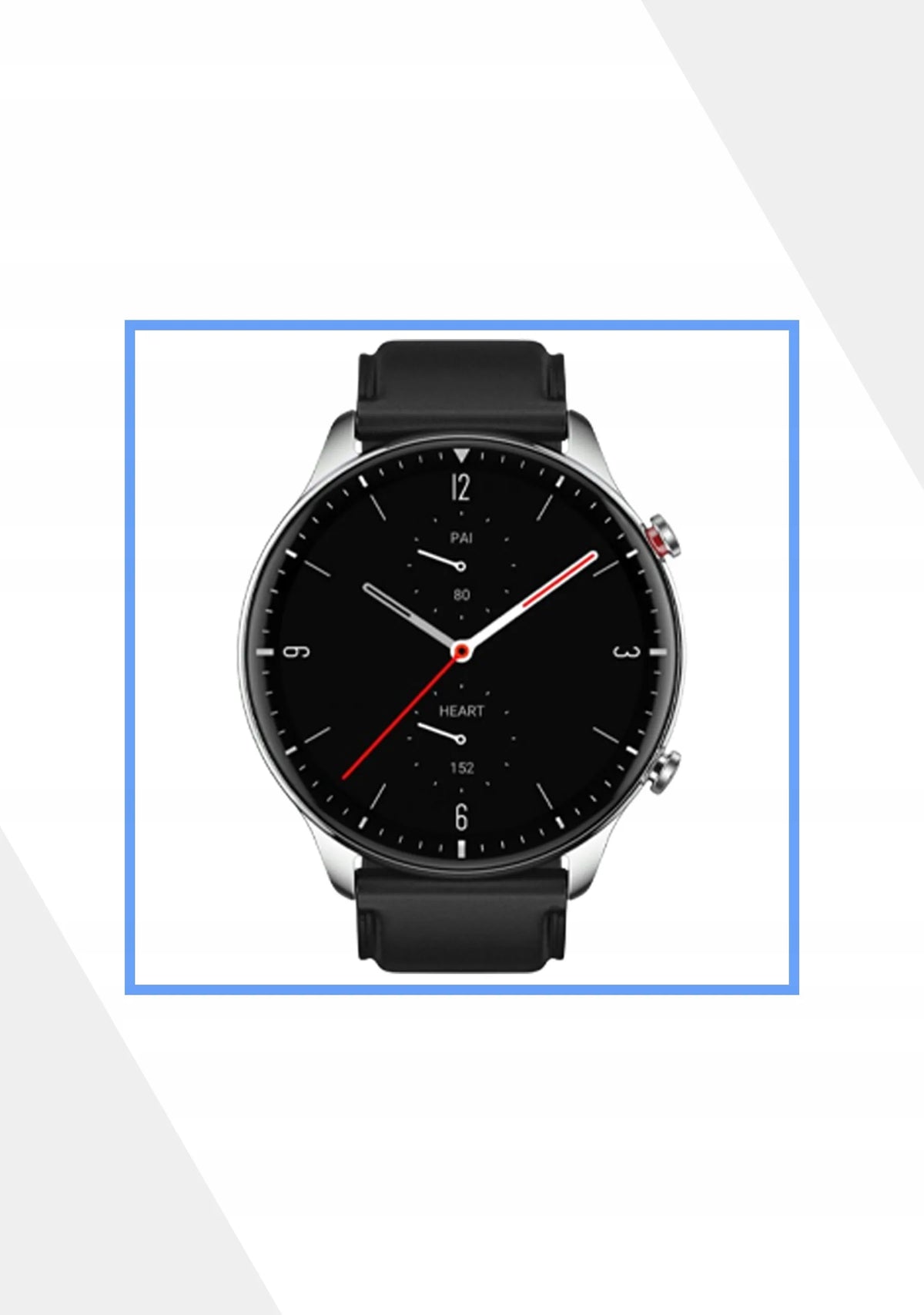 Išmanusis laikrodis „Amazfit GTR 2“, juodas, klasikinis, „Bluetooth“, AMOLED, 470 mAh