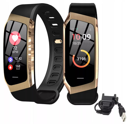 Išmanusis laikrodis apyrankė SMARTBAND su AMOLED ekranu, atsparumu vandeniui ir širdies ritmo matuokliu