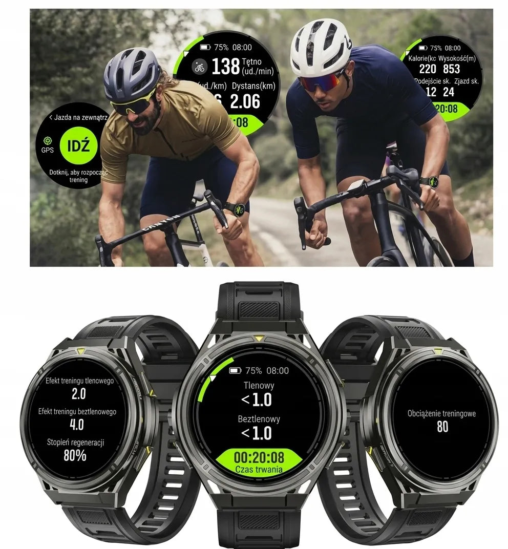 Išmanusis laikrodis Cubot GT5 vyriškas GPS atsparus vandeniui meniu LT Bluetooth skambučiai AMOLED sportinis