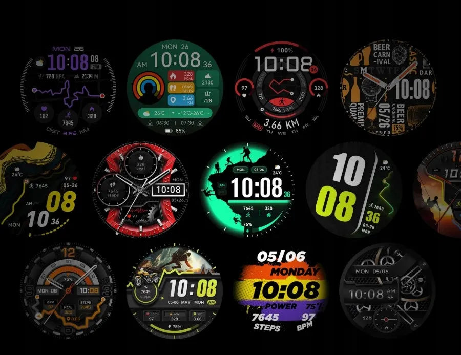 Išmanusis laikrodis Cubot GT5 vyriškas GPS atsparus vandeniui meniu LT Bluetooth skambučiai AMOLED sportinis