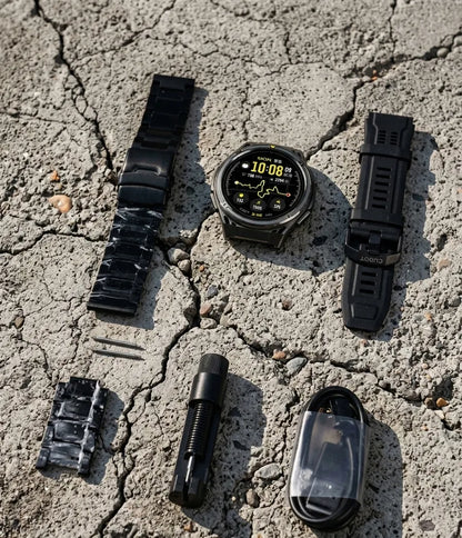 Išmanusis laikrodis Cubot GT5 vyriškas GPS atsparus vandeniui meniu LT Bluetooth skambučiai AMOLED sportinis