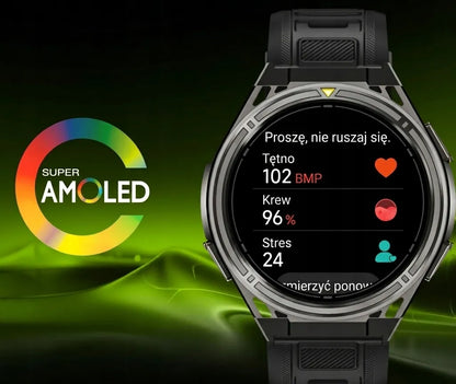 Išmanusis laikrodis Cubot GT5 vyriškas GPS atsparus vandeniui meniu LT Bluetooth skambučiai AMOLED sportinis