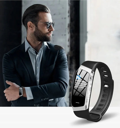 Išmanusis laikrodis DIAWAY E18 AMOLED sportinis, juodas, lietuviškas meniu