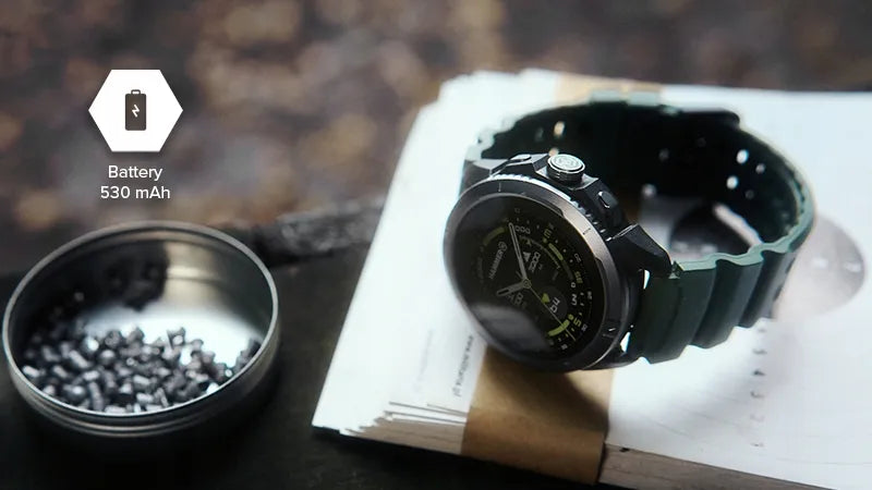 Išmanusis laikrodis Hammer Watch 2 Military Edition, GPS, AMOLED, atsparumas vandeniui 5 ATM