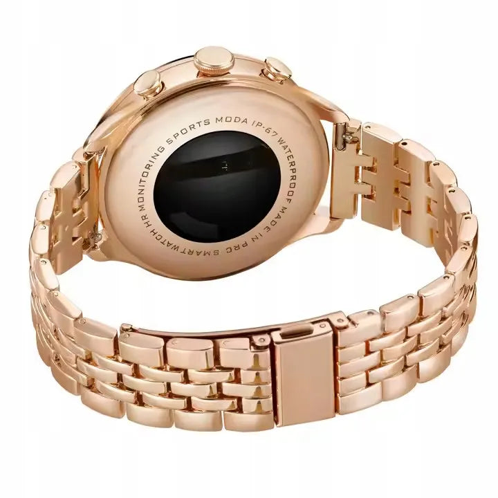 Išmanusis laikrodis moterims Smartwatch su Bluetooth skambučiais ir sporto funkcijomis