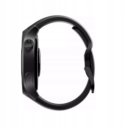 Išmanusis laikrodis Motorola Moto Watch 1,43″ OLED, 47 mm, GPS, juodas