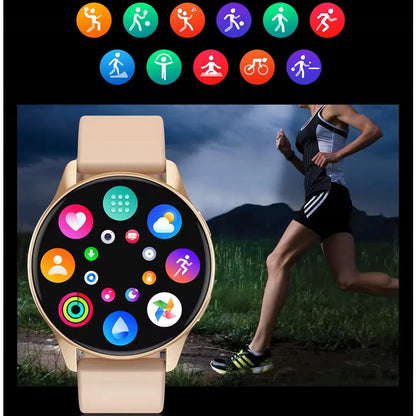 Išmanusis laikrodis Smart-Trend PRO T29, moteriškas, sportinis, su skambučių funkcija, sidabrinis