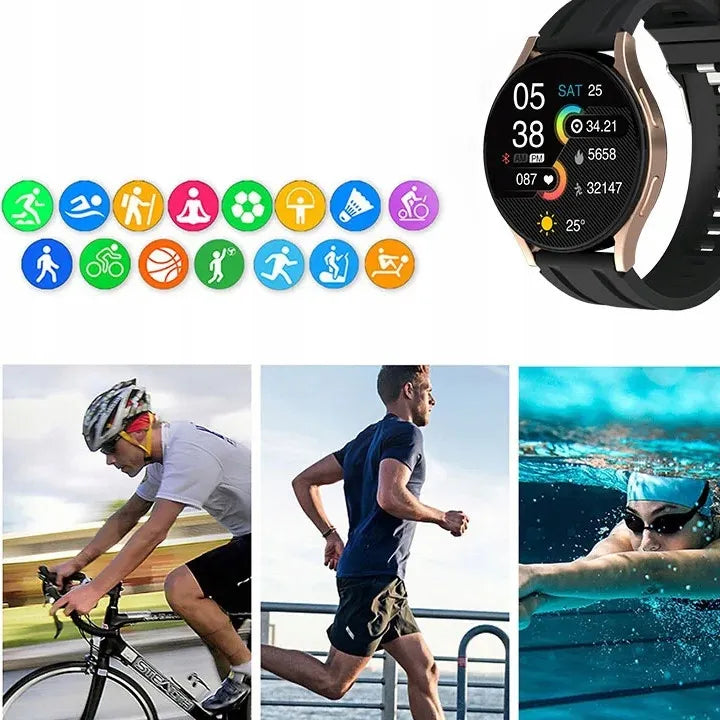 Išmanusis laikrodis Smart-Trend SMARTWATCH GT LIMITED su 2 dirželiais