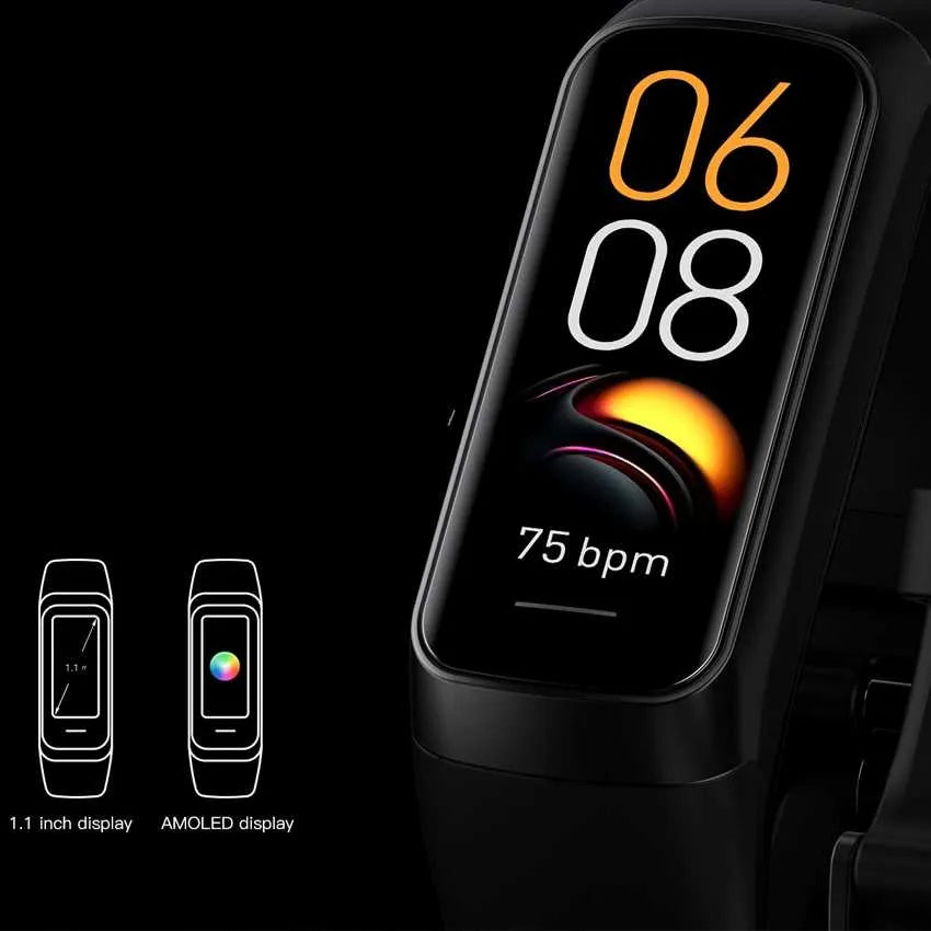 Išmanusis laikrodis Smart-Trend sportinis, AMOLED, pulso matuoklis, lenkiškas meniu, temperatūra