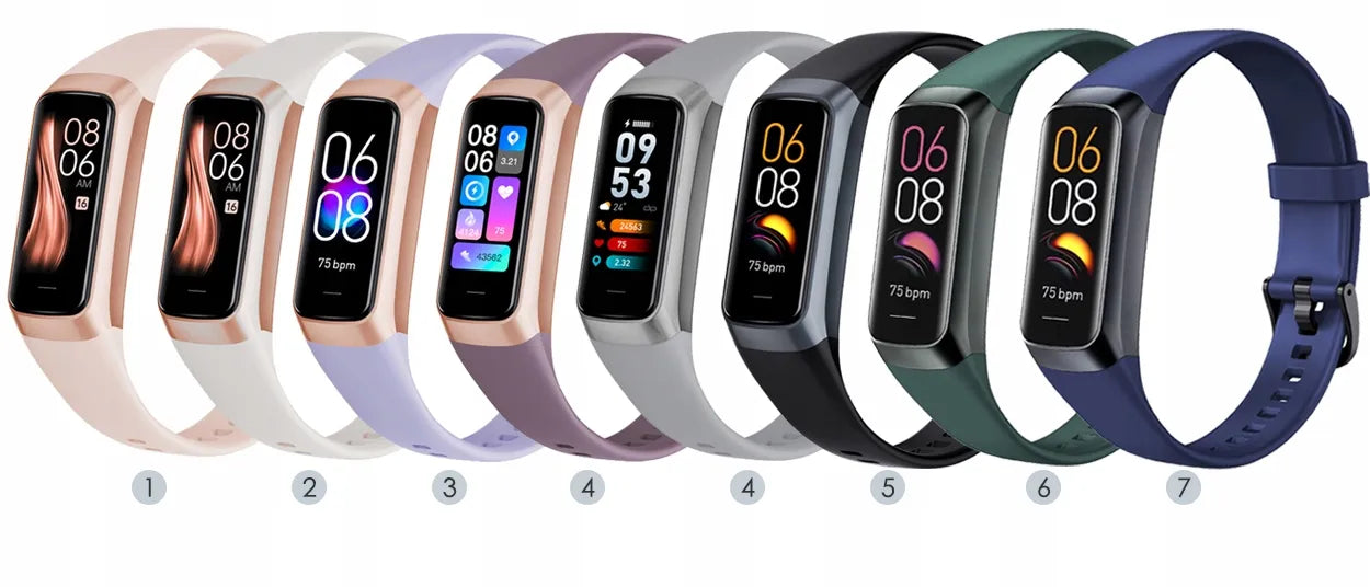 Išmanusis laikrodis Smart-Trend sportinis, AMOLED, pulso matuoklis, lenkiškas meniu, temperatūra