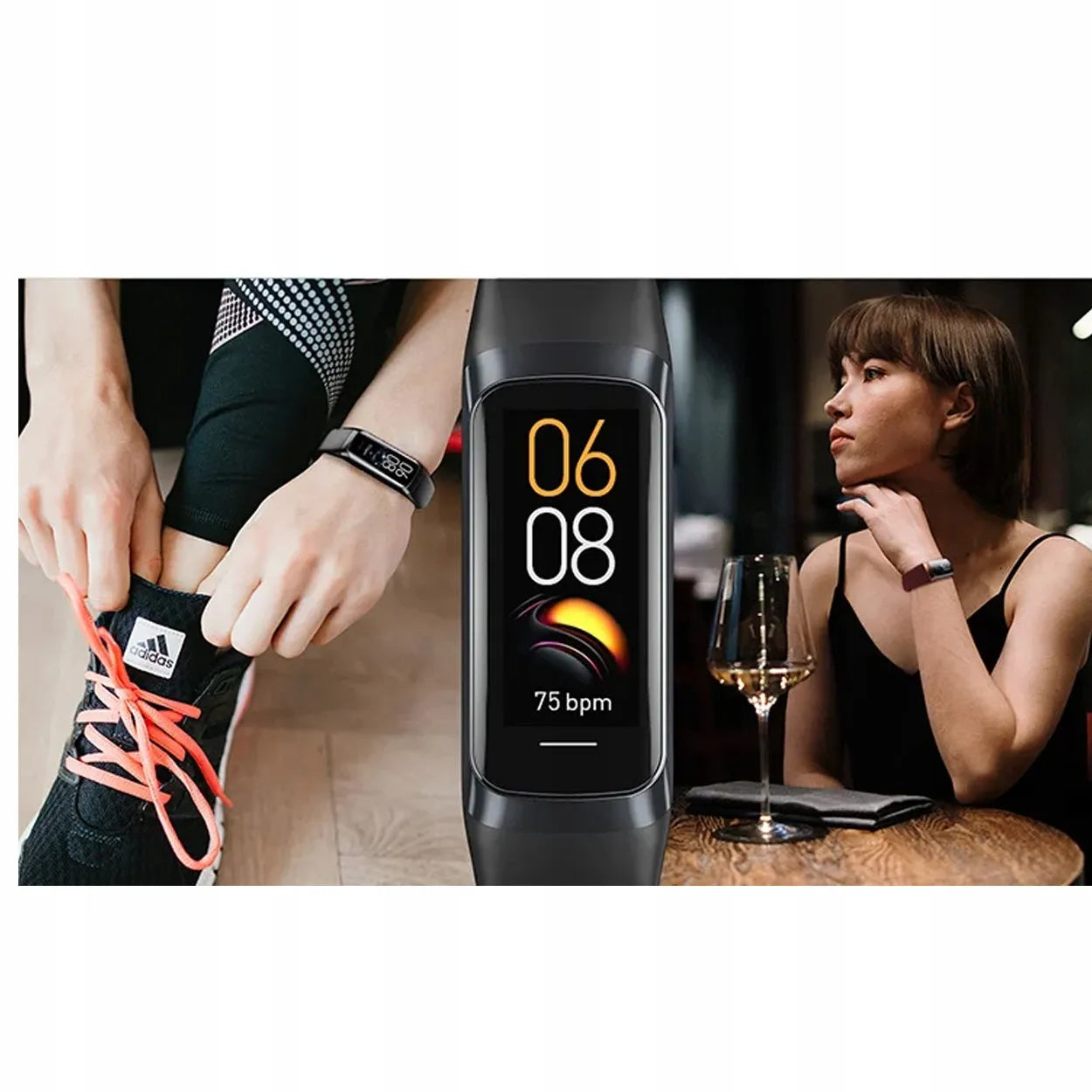 Išmanusis laikrodis Smart-Trend sportinis, AMOLED, pulso matuoklis, lenkiškas meniu, temperatūra