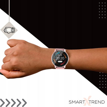 Išmanusis laikrodis Smart-Trend ST-29 su „Bluetooth“ skambučiais, rožinis