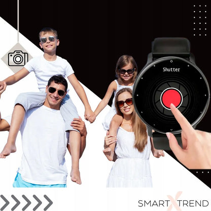 Išmanusis laikrodis Smart-Trend ST-29 su „Bluetooth“ skambučiais, rožinis