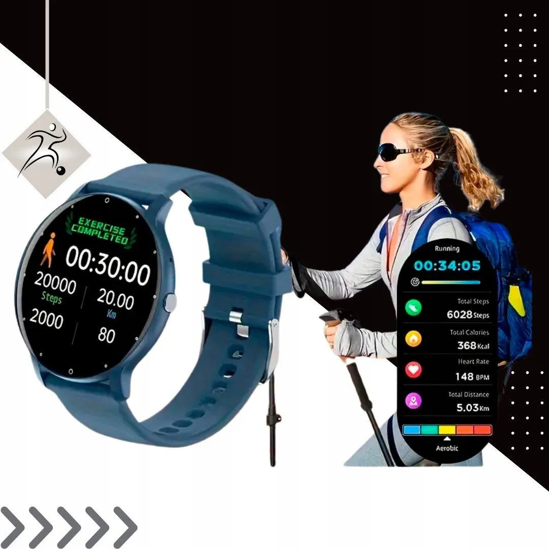 Išmanusis laikrodis Smart-Trend ST-29 su „Bluetooth“ skambučiais, rožinis