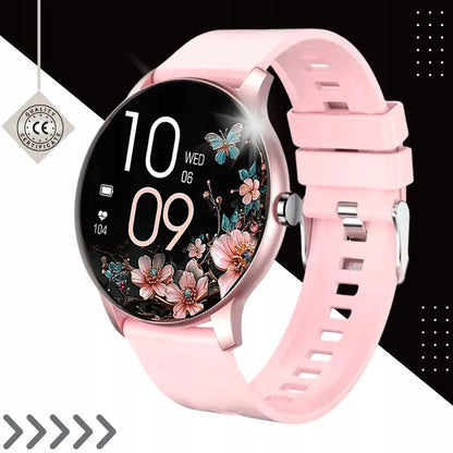 Išmanusis laikrodis Smart-Trend ST-29 su „Bluetooth“ skambučiais, rožinis