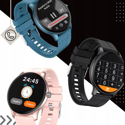 Išmanusis laikrodis Smart-Trend ST-29 su „Bluetooth“ skambučiais, rožinis