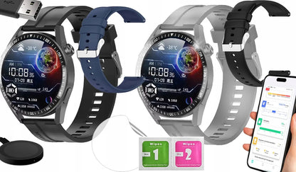 Išmanusis laikrodis Smart-Trend su lietuvišku meniu, skambučiais ir 2 dirželiais