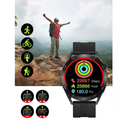 Išmanusis laikrodis Smart-Trend su lietuvišku meniu, skambučiais ir 2 dirželiais