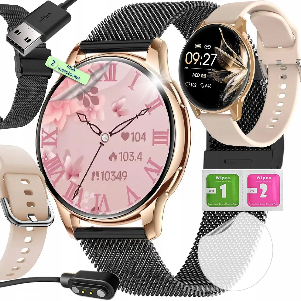 Išmanusis laikrodis Smart-Trend T29 Pro Limited Black rožinis