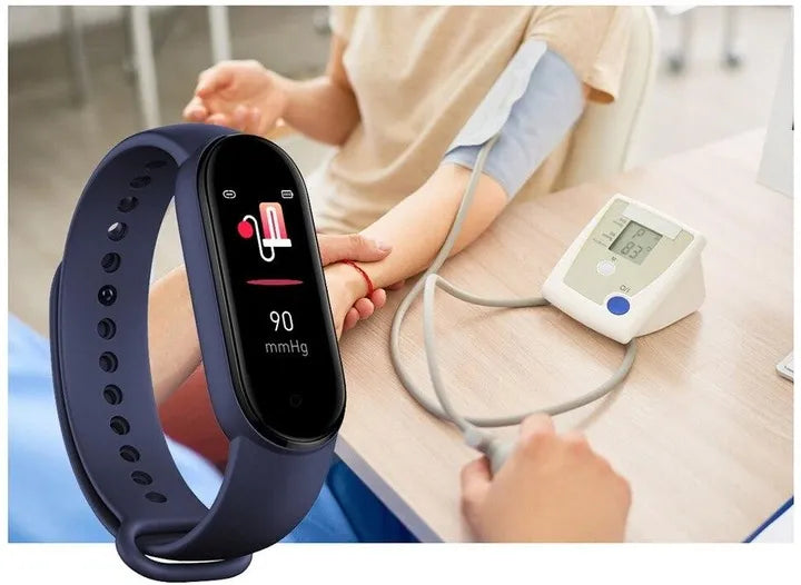 Išmanusis laikrodis SMARTBAND pulsometras / žingsniamatis