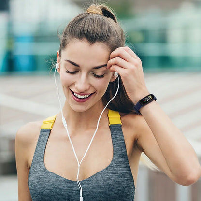 Išmanusis laikrodis SMARTBAND pulsometras / žingsniamatis