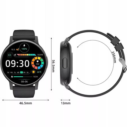 Išmanusis laikrodis Smartwatch su lietuvišku meniu Bluetooth skambučiai sportui moterims ir vyrams