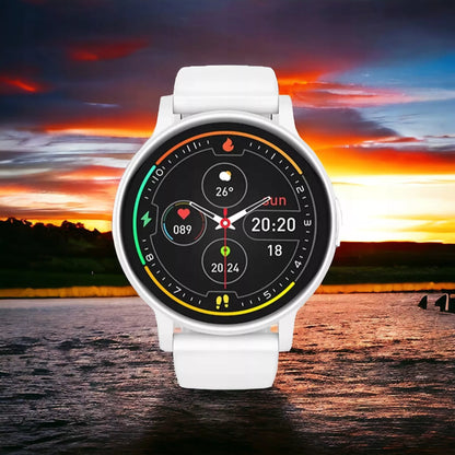Išmanusis laikrodis Smartwatch su lietuvišku meniu Bluetooth skambučiai sportui moterims ir vyrams