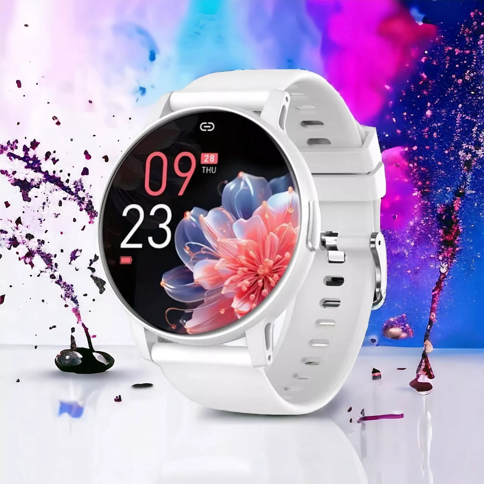 Išmanusis laikrodis Smartwatch su lietuvišku meniu Bluetooth skambučiai sportui moterims ir vyrams