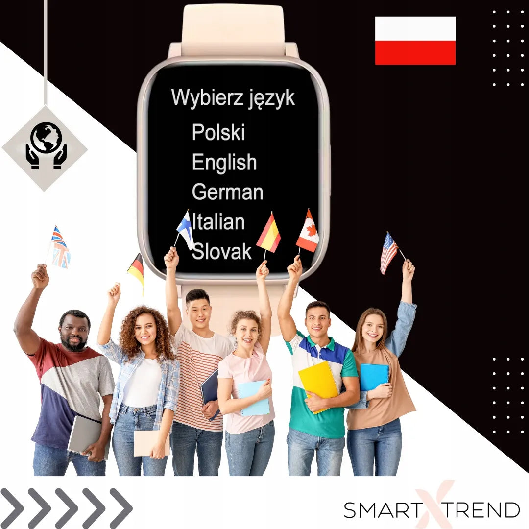 Išmanusis laikrodis su Bluetooth skambučiais – pulsometras, sportas, meniu lietuvių kalba