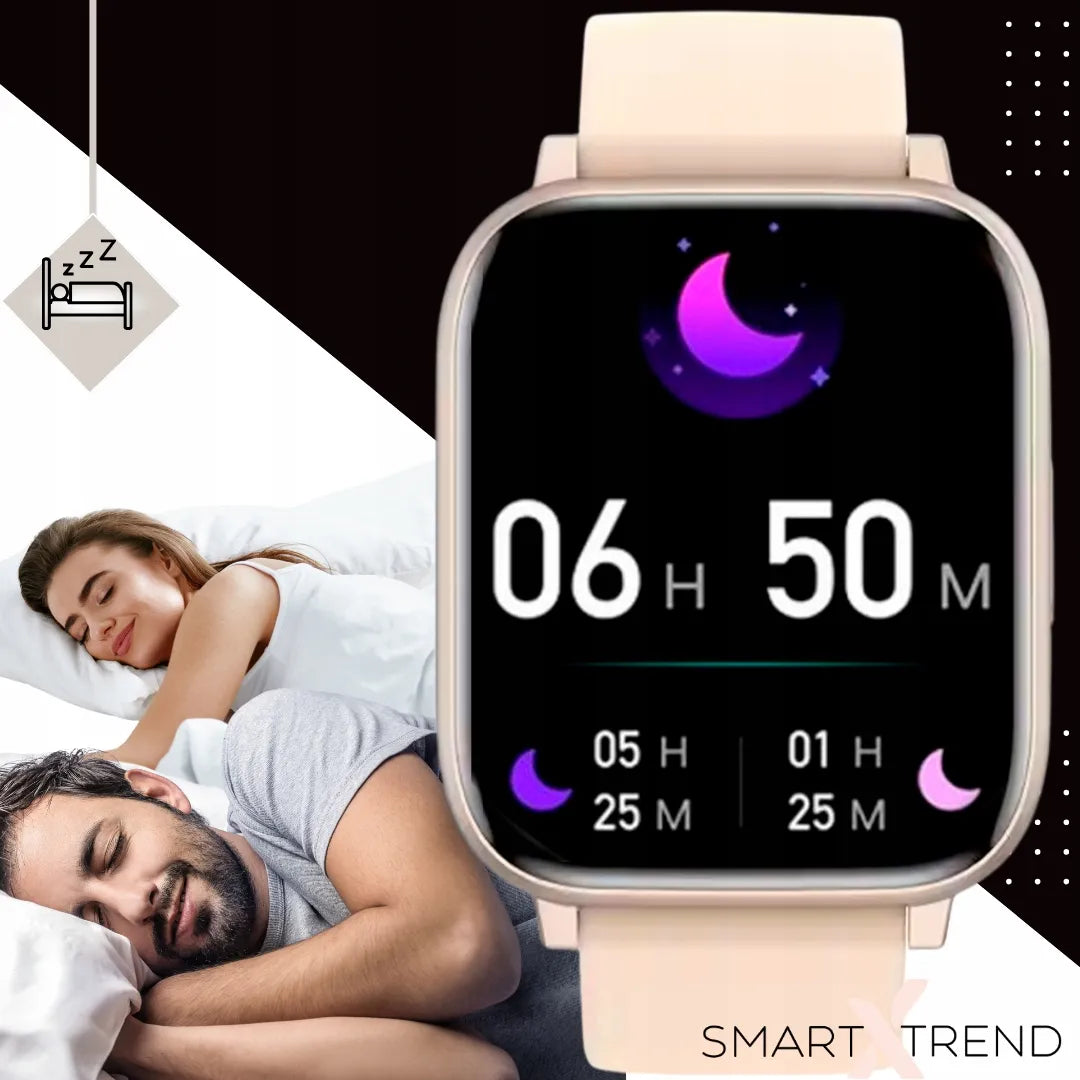 Išmanusis laikrodis su Bluetooth skambučiais – pulsometras, sportas, meniu lietuvių kalba
