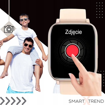 Išmanusis laikrodis su Bluetooth skambučiais – pulsometras, sportas, meniu lietuvių kalba