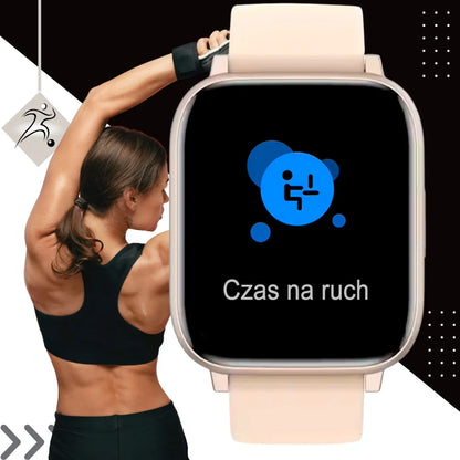 Išmanusis laikrodis su Bluetooth skambučiais – pulsometras, sportas, meniu lietuvių kalba