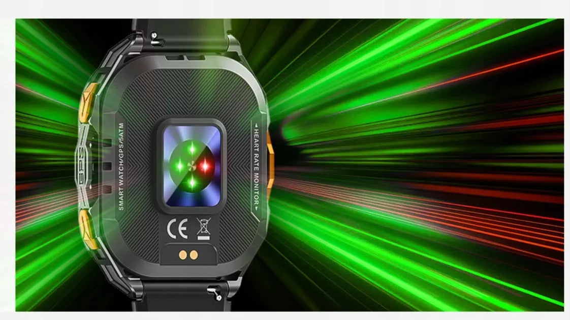 Išmanusis laikrodis vyrams Cubot GT3 AMOLED GPS skambučiai tvirtas karinis