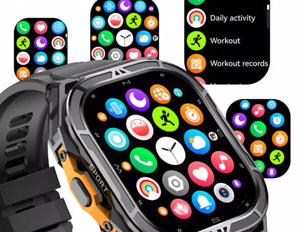 Išmanusis laikrodis vyrams Cubot GT3 AMOLED GPS skambučiai tvirtas karinis