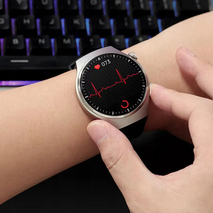 Išmanusis laikrodis vyrams Smart-Trend EKG HRV kūno temperatūros matavimas ir Bluetooth skambučiai
