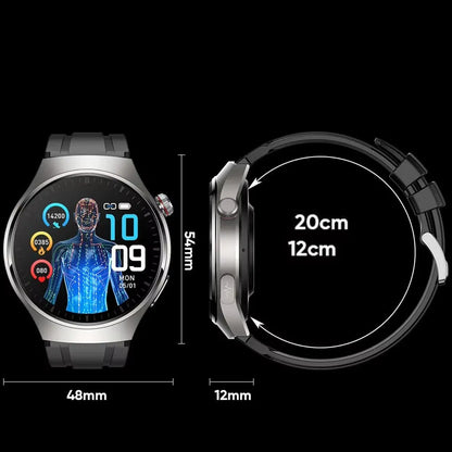 Išmanusis laikrodis vyrams Smart-Trend EKG HRV kūno temperatūros matavimas ir Bluetooth skambučiai